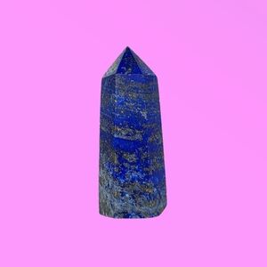 Blue Lapis Lazuli Quartz Crystal Stone Tower